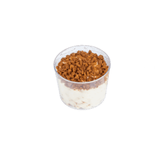 Tiramisumousse met crumble van speculoos